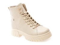 Bocanci RIEKER gri, W1877, din piele naturala - 1