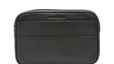Borseta MARIO FERRETTI neagra, 1001, din piele naturala