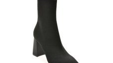 Botine elegante ALDO negre, PLUMTREE 001, din material textil