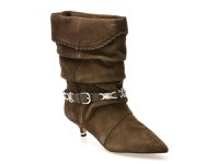 Botine elegante ALDO verzi, BOWY 340, din piele intoarsa - 1