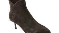 Botine elegante EPICA maro, 24A506, din piele intoarsa