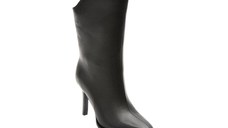 Botine elegante EPICA negre, 2445F, din piele naturala