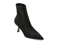 Botine elegante EPICA negre, 26R530, din material textil - 1