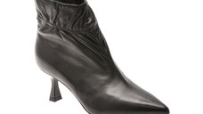 Botine elegante EPICA negre, 329121, din piele naturala