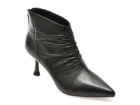 Botine elegante EPICA negre, 33M2201, din piele naturala - 1