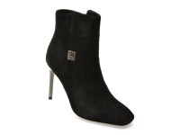 Botine elegante EPICA negre, J30822, din piele intoarsa - 1