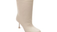 Botine elegante EPICA PREMIUM bej, B004, din piele naturala