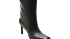 Botine elegante EPICA PREMIUM negre, 01474TB, din piele naturala