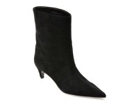 Botine elegante EPICA PREMIUM negre, 81R, din piele intoarsa - 1