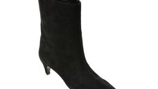 Botine elegante EPICA PREMIUM negre, 81R, din piele intoarsa