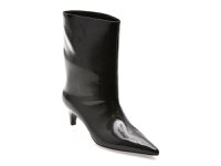 Botine elegante EPICA PREMIUM negre, 81R, din piele naturala lacuita - 1