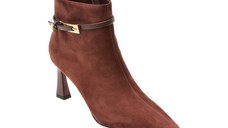 Botine elegante EPICA visinii, 25M2579, din piele intoarsa