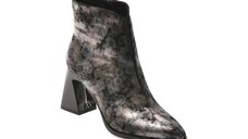 Botine EPICA bleumarin, 4F3811, din piele intoarsa