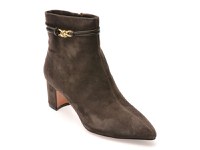 Botine EPICA gri, 33M2523, din piele intoarsa - 1