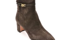 Botine EPICA gri, 33M2523, din piele intoarsa
