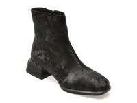 Botine EPICA negre, V1338, din piele naturala - 1