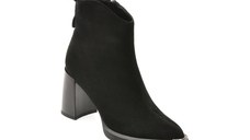Botine FLAVIA PASSINI negre, C5995, din piele intoarsa