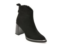 Botine FLAVIA PASSINI negre, C5995, din piele intoarsa - 1