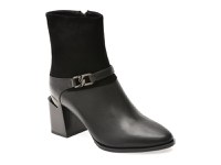 Botine FLAVIA PASSINI negre, D380, din piele naturala - 1