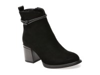 Botine FLAVIA PASSINI negre, DX01302, din piele intoarsa - 1