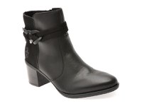 Botine RIEKER negre, Y2066, din piele naturala - 1
