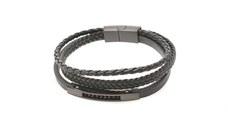 Bratara ALDO neagra, MAYLED 001, din piele ecologica