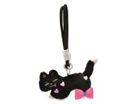 Breloc EPICA negre, ZY10, din material textil - 1