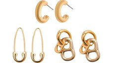 Cercei ALDO aurii, LOVECAPSE 710, din metal