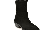 Ciocate negre pentru femei EPICA 2881687 din piele intoarsa