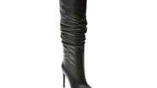 Cizme elegante EPICA PREMIUM negre, 109R, din piele naturala