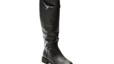 Cizme IMAGE negre, 567, din piele naturala