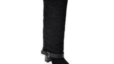 Cizme negre FLAVIA PASSINI AC6302 din material textil pentru femei