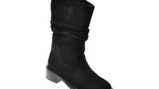 Cizme negre FLAVIA PASSINI C5775 din piele intoarsa pentru femei