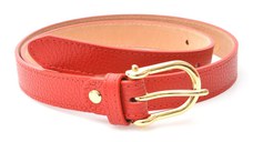 Curea EPICA rosie, F31, din piele naturala