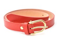 Curea EPICA rosie, F31, din piele naturala - 1