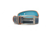 Curea LA GALERE bleumarin, 49616, din piele intoarsa