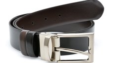 Curea LE COLONEL neagra, ORVIN, din piele naturala
