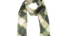 Esarfa KLOP verde, BC06, din material textil