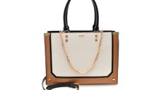 Geanta ALDO alba, CATYLA 270, din piele ecologica