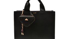 Geanta ALDO neagra, MTL72TOTE 001, din piele ecologica