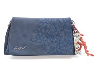 Geanta DESIGUAL albastra, WAXPBF, din piele ecologica - 1