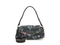 Geanta DESIGUAL bleumarin, SAXA57, din material textil - 1
