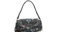 Geanta DESIGUAL bleumarin, SAXA57, din material textil
