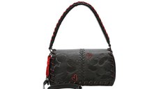 Geanta DESIGUAL neagra, SAXP85, din piele ecologica