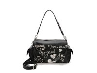 Geanta DESIGUAL neagra, WAXPA6, din piele ecologica - 1