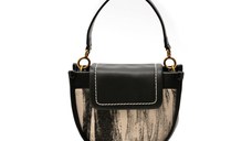 Geanta EPICA alb-negru, 1841, din material textil