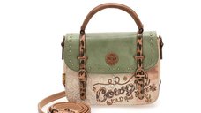 Geanta multicolora JANET DENESE din piele ecologica, model 148