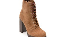 Ghete ALDO maro, 14116624, din piele intoarsa