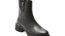 Ghete ALDO negre, AT91, din piele naturala