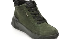 Ghete ARA verzi, 26908, din piele intoarsa